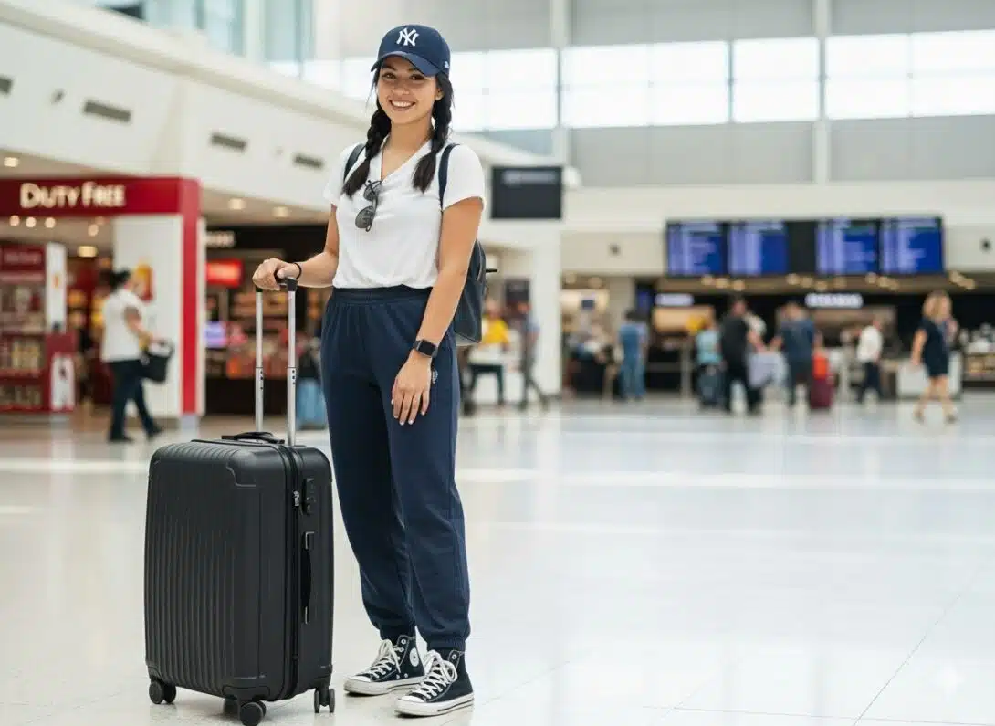 fille au pair de 18 ans le jour du départ à new york